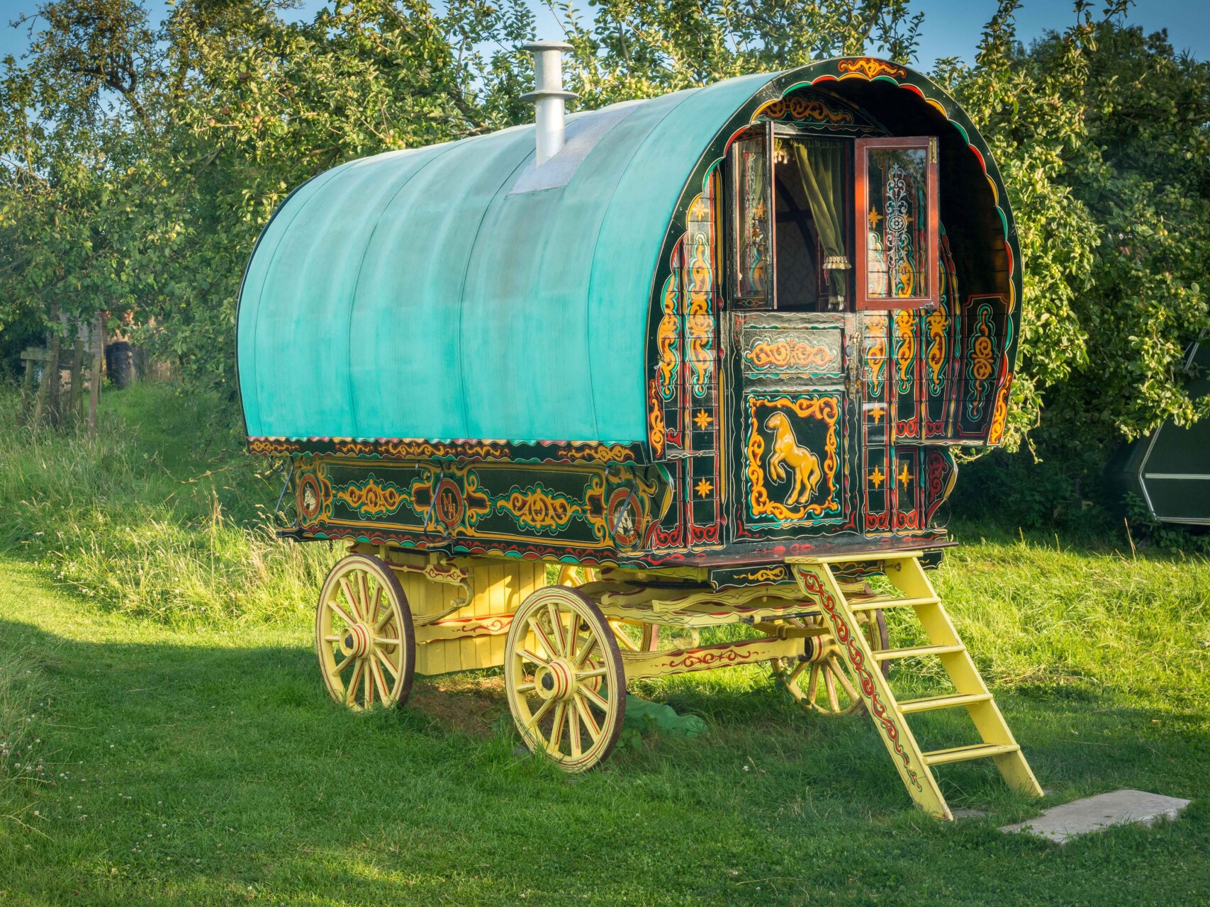 Traditional gypsy caravan